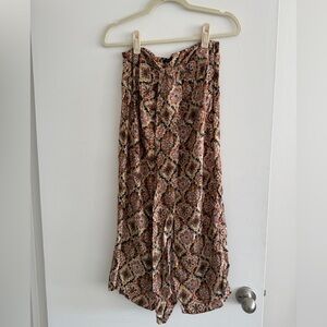 Massimo Dutti Midi Skirt - Mosaic Print